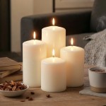 سێتی مۆم ٤ دانەیی ; سپی - TL3100040