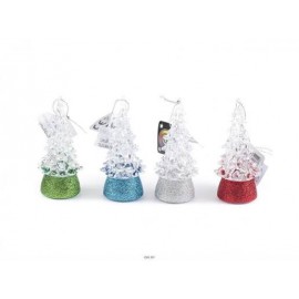 مۆدێلی داری سەرێی ساڵی بچووک بە گڵۆپی لێد 10 سم - AX5300020