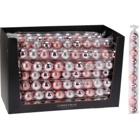 سێتی تۆپی کرێسمەس 10*50 ملم؛ پەمەیی - CAR100030