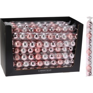 سێتی تۆپی کرێسمەس 10*50 ملم؛ پەمەیی - CAR100030