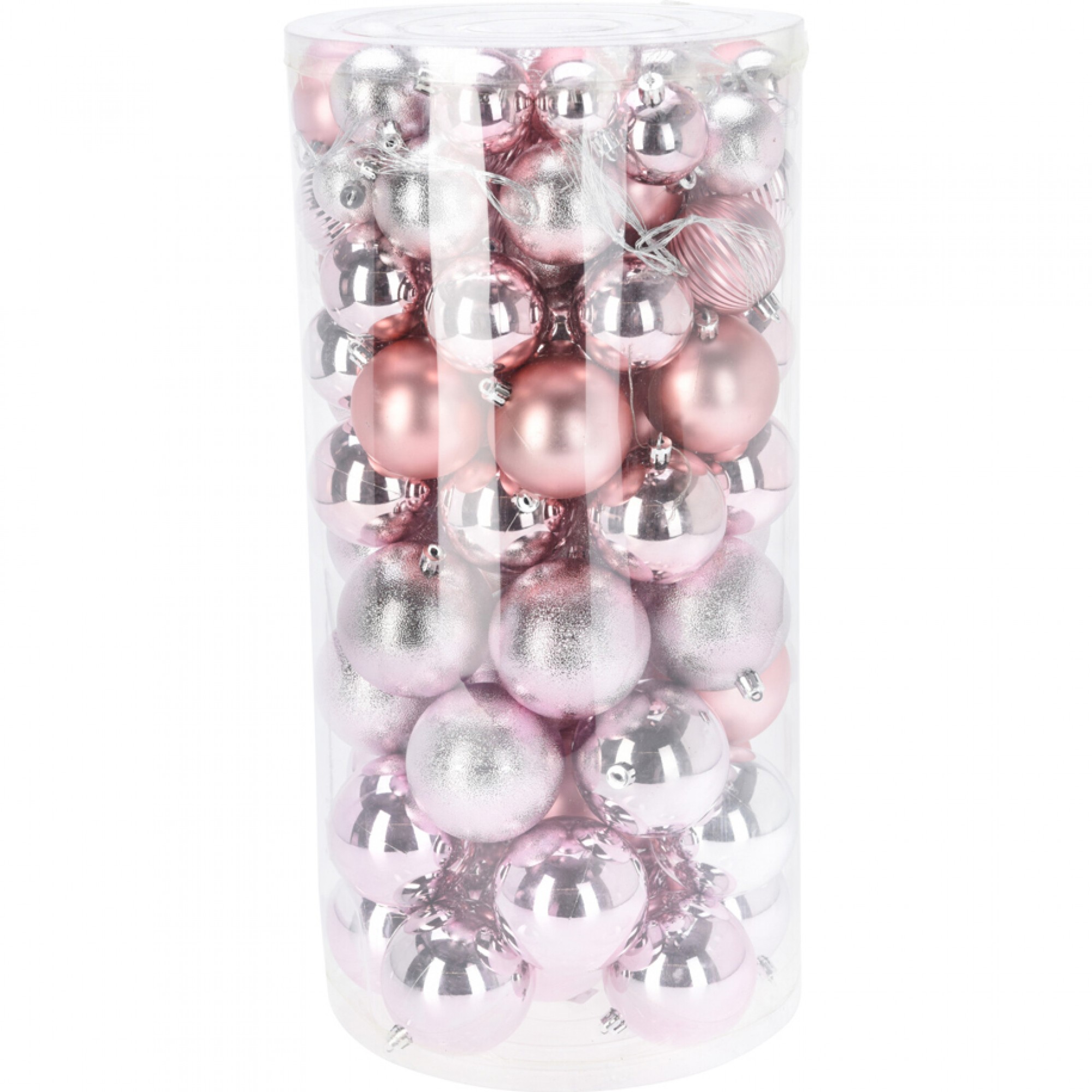 سێتی تۆپی کرێسمەس 100 دانە؛ پەمەیی - CAR104040