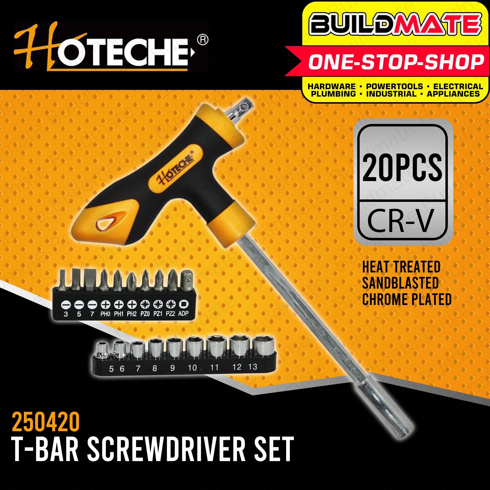 سێتی دەڕنەفیسی جۆری T-Bar بیست پارچەیی - 250420