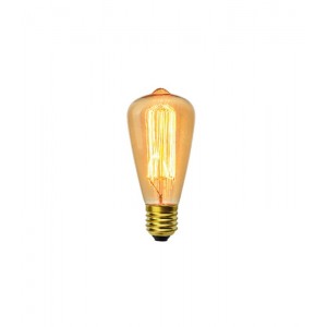 گلۆپی ڕازاندنەوەی شێوە هەرمێیی کاربۆنی ST64 E27 چل وات - 1010940