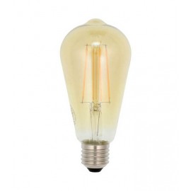 گلۆپی لێدی ڕووستی ST64 E27 هەشت وات ; ڕەنگی زەردی تێر (2500K) - 1513531