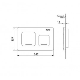 دوگمەی داگرتنی ئاو - MB003CPR-2