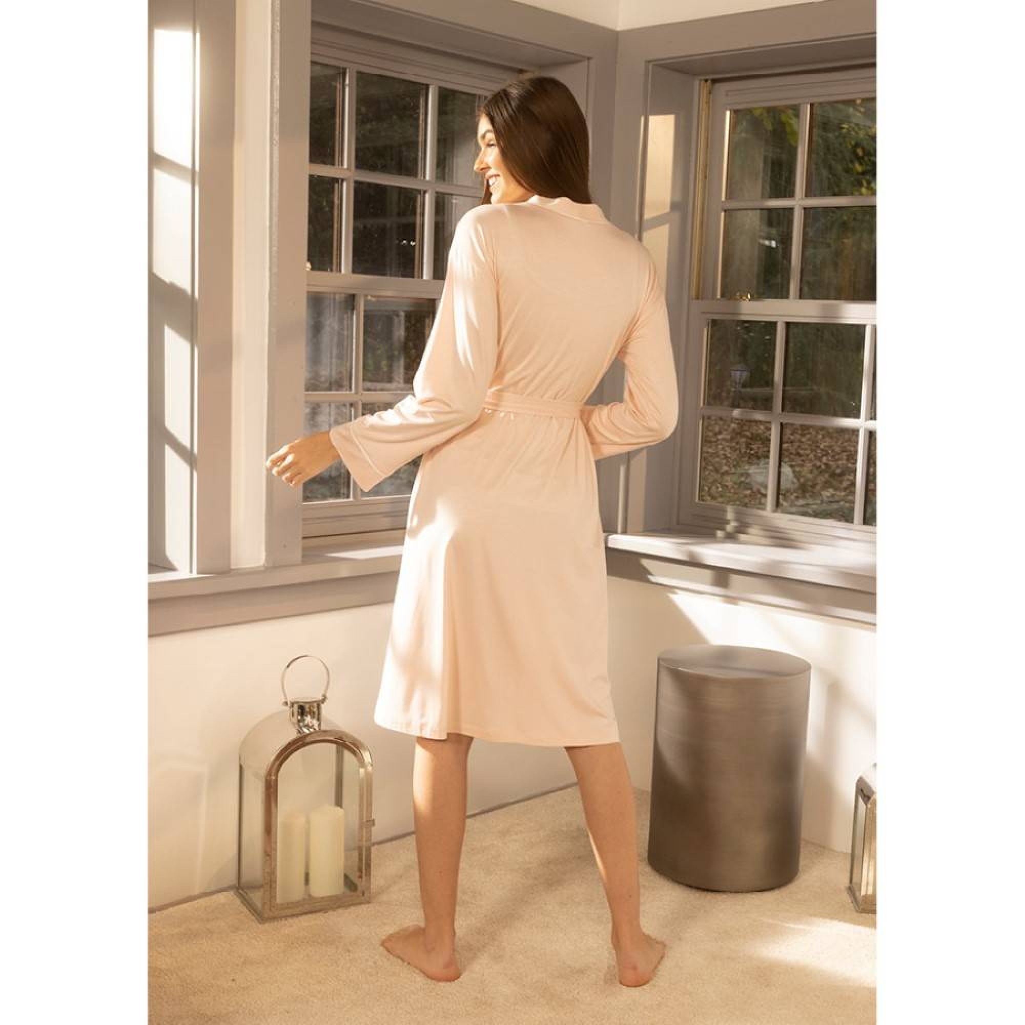 پێنێلۆپ  جلی شەوانەي گایا رەنگی پاودەری پەمەیی  M