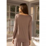 پێنێلۆپ  تیشێرتی بەیلی قۆڵ درێژ رەنگی مینک XL