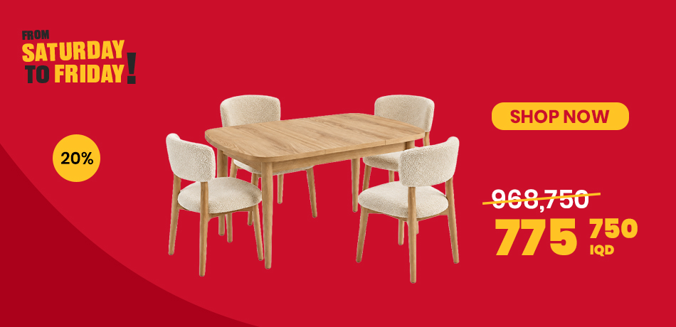 Senkron Medium Dining Table 90x150cm - M640 ; African Walnut
