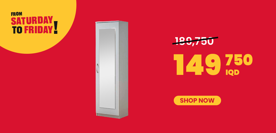 Shoe Cabinet ;White 50x38x180cm