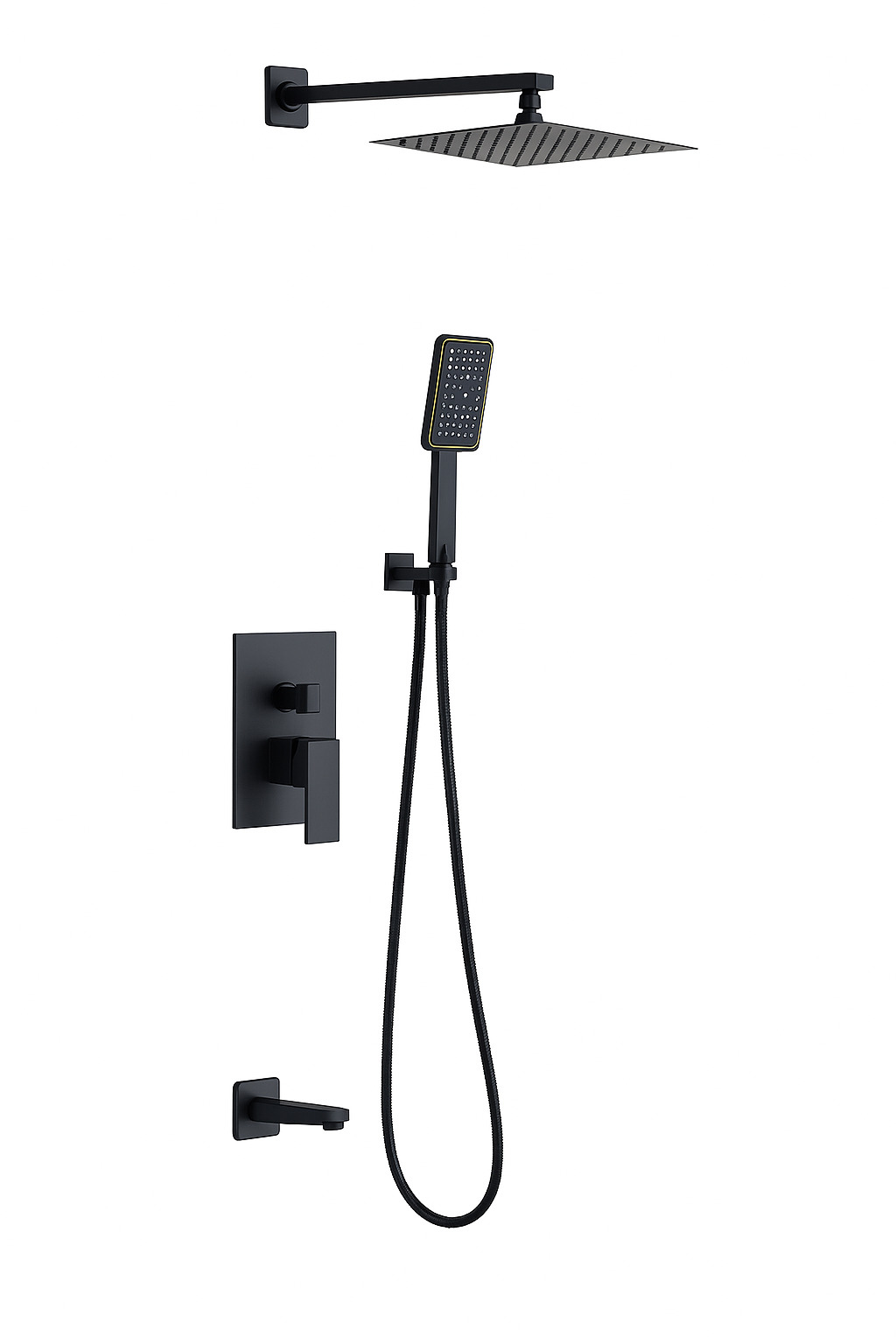 سێتی دوشی چوارگۆشە؛ ڕەشی مات