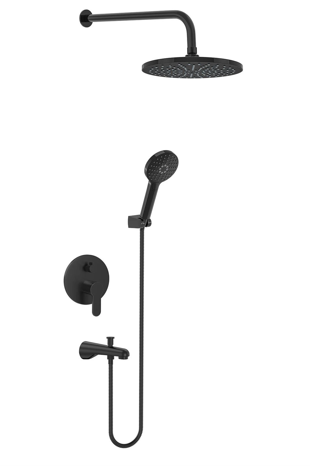 سێتی دوشی بازنەیی؛ ڕەشی مات