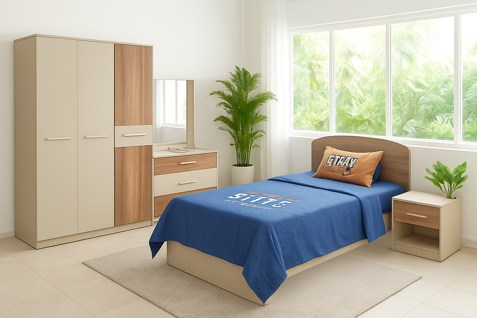 Alpino Time Youth Room 5-Piece Sandstone