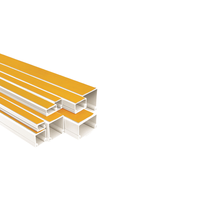 Economy Self-Adhesive Cable Trunking With Cover 9x5 mm