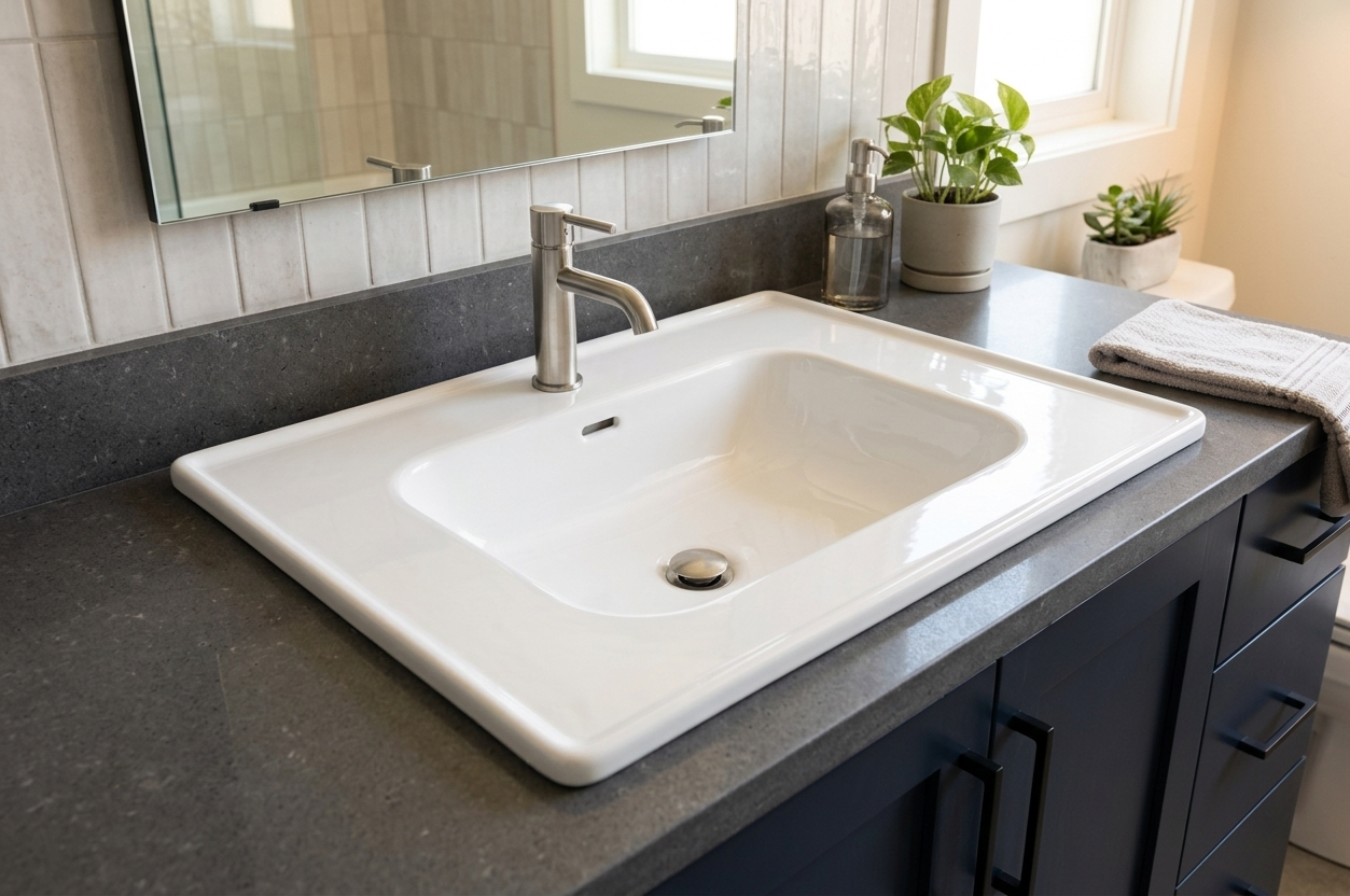 Ceramic Washbasin 48x80cm - E-80