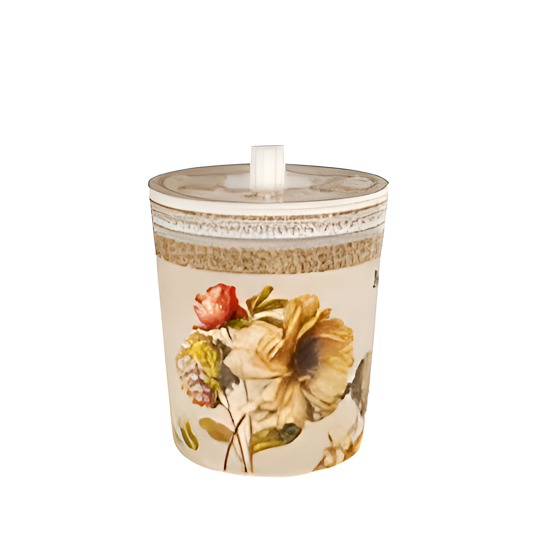 سلة مهملات ميلامين بغطاء نوع فلور - D-20314