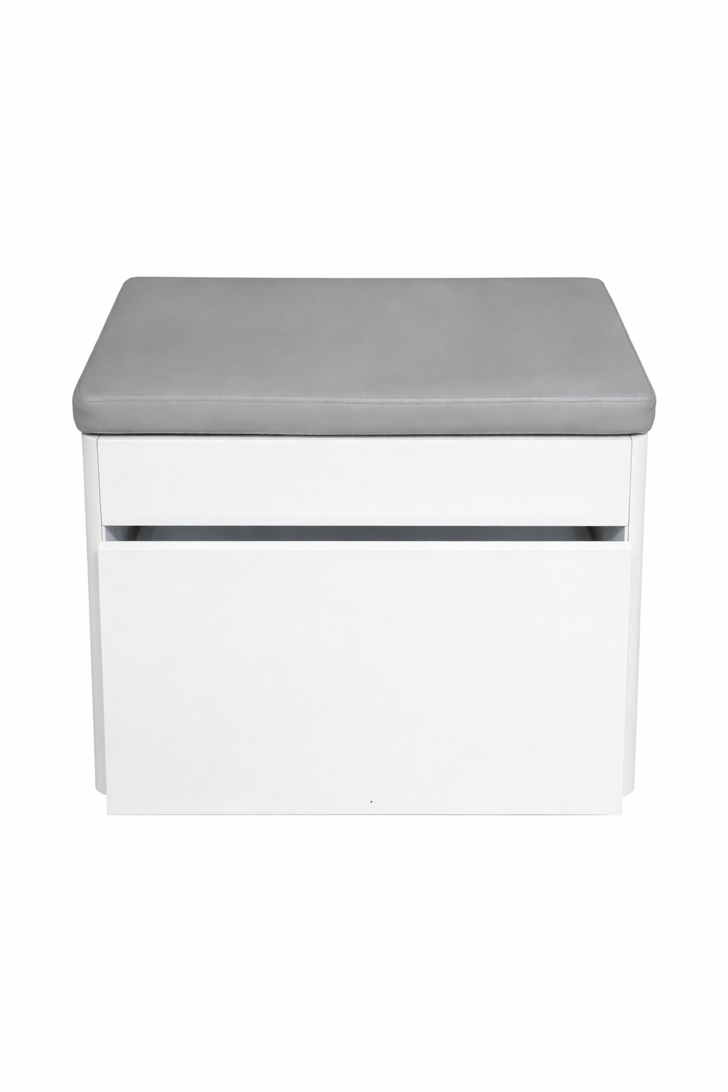Orka Functional Ottoman; White