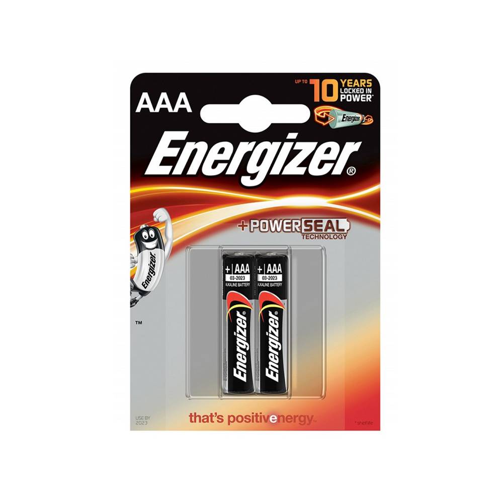 Energizer Base Power Seal – AAA Batteries 1.5V AAA Lr03 (2 Pack)