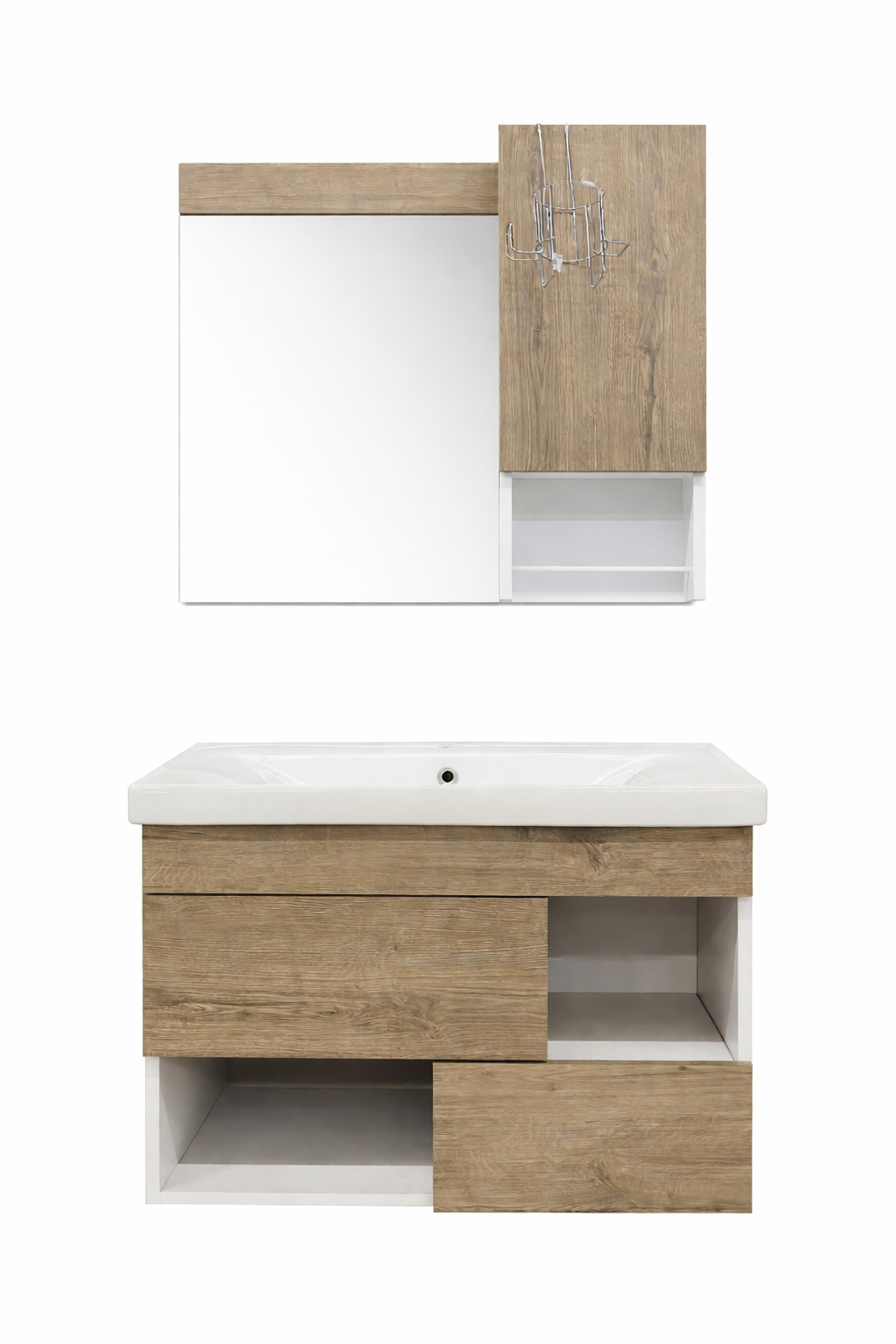 Orka Alf Side Bathroom Cabinet Set 80cm - 34080