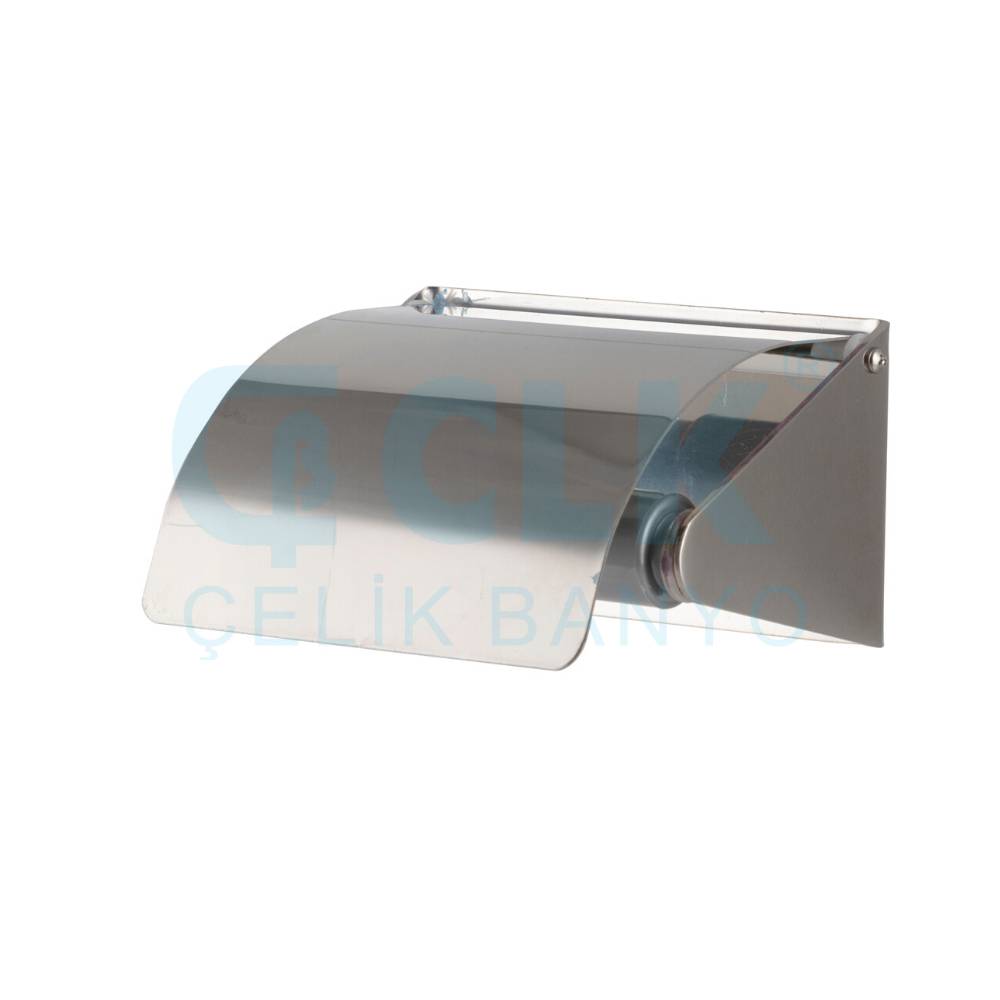 Çelik Banyo Single Toilet  Paper  Holder With Cover 304 Quality