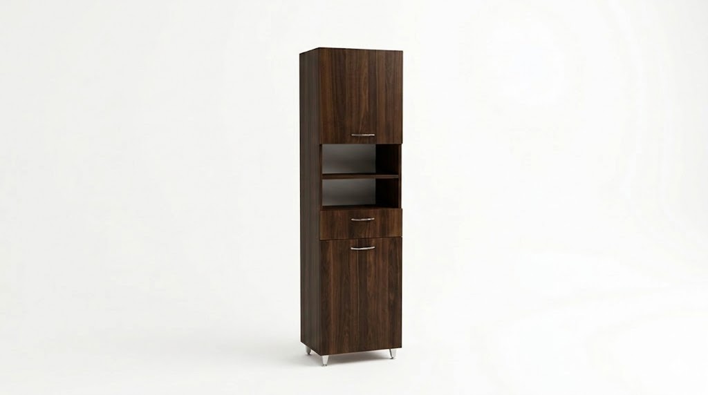 Orka Alf Meltem Tall Cabinet 50cm; Dark Brown - 111050-C