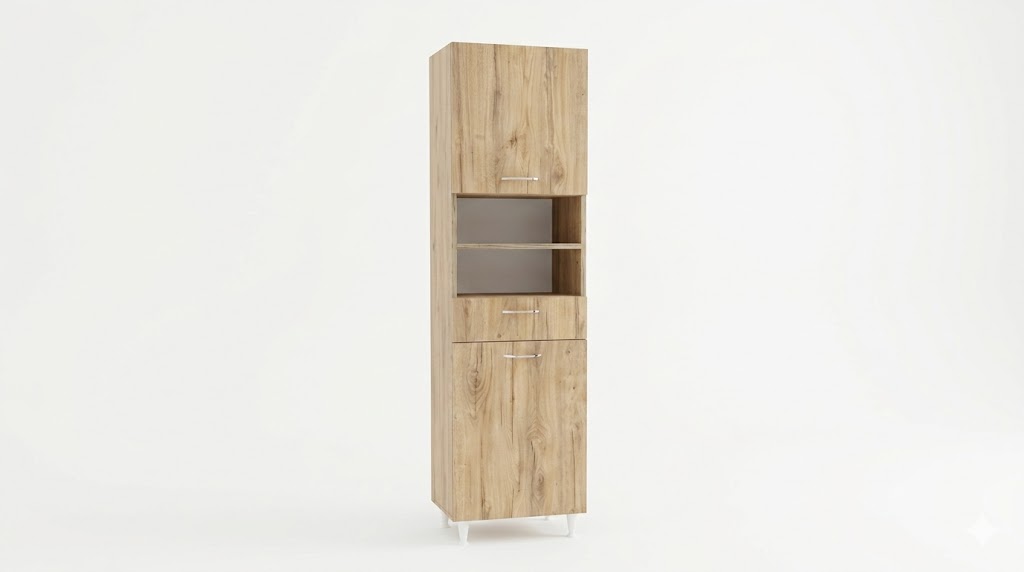 Orka Meltem Tall Cabinet 50cm; Teak - ALF 111050-C