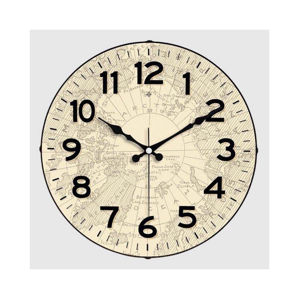 Galaxy Exclusive Antiqued World Map Curved Wall