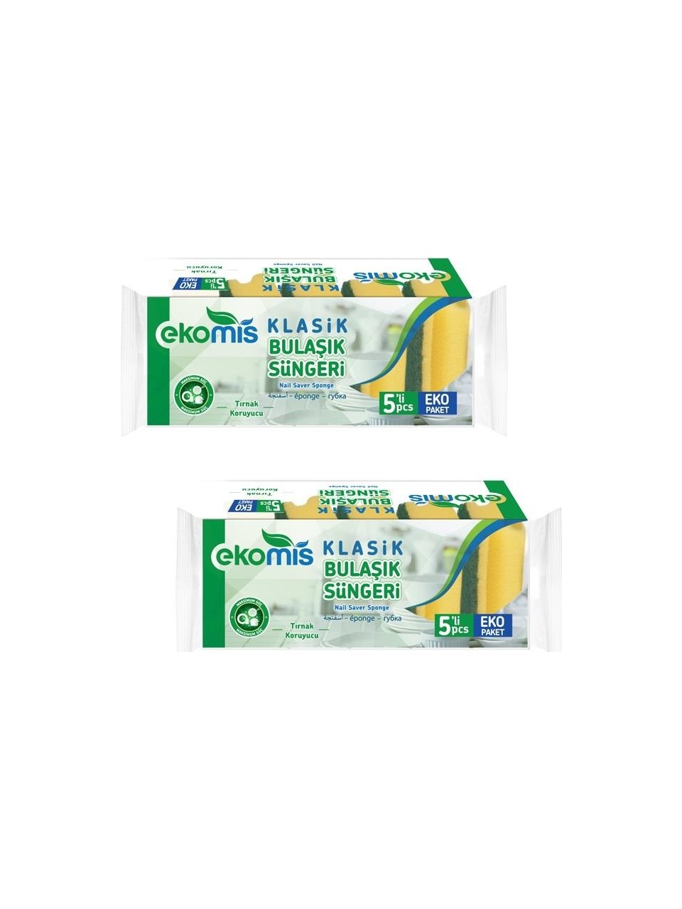 Classic Dishwashing Sponge 5 Pcs - 1312218