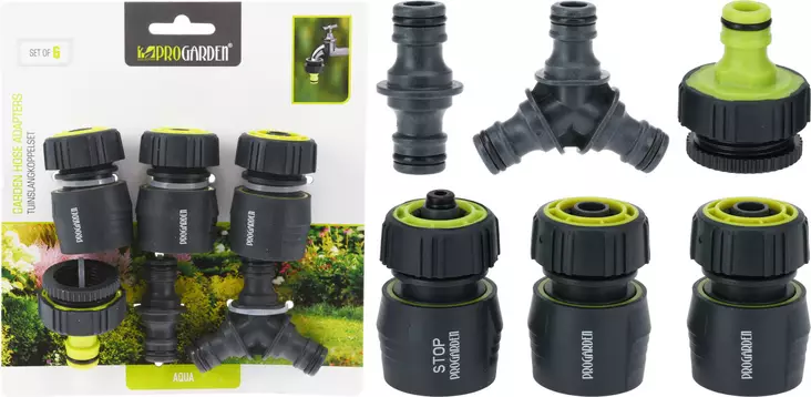 Koopman Garden Hose Adapter Set (6 Pcs) - C24000020 image 1
