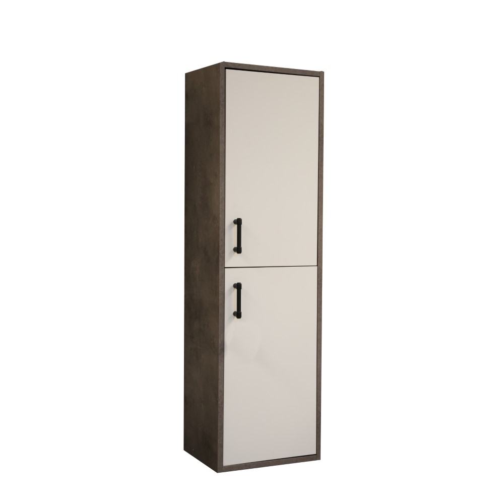 Orka Iglo Tall Cabinet 40cm; Retro Silver