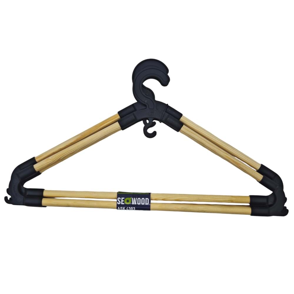 Seowood Wooden Hanger 20*43*1.5 Cm