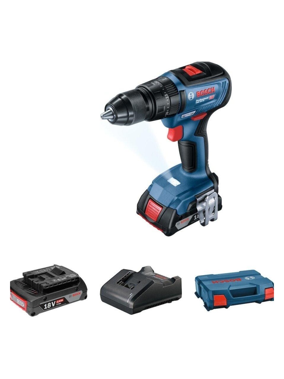 Bosch Cordless Drill and Screwdriver - GSB18V-50