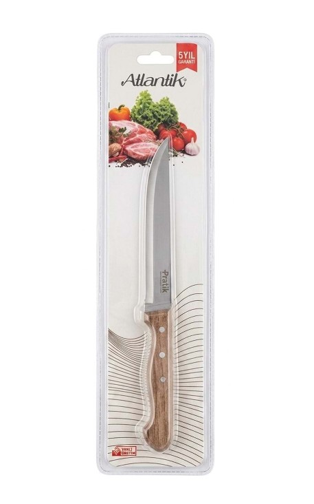 Pirge Atlantik Kitchen Knife with Wooden Handle - 41043 image 1