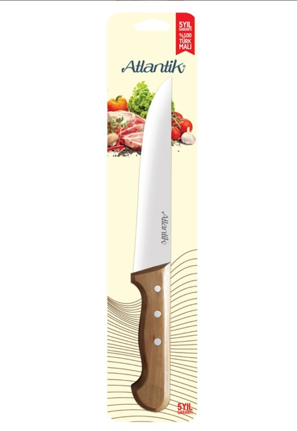 Pirge Atlantik Meat Knife with Wooden Handle - 31013 image 1
