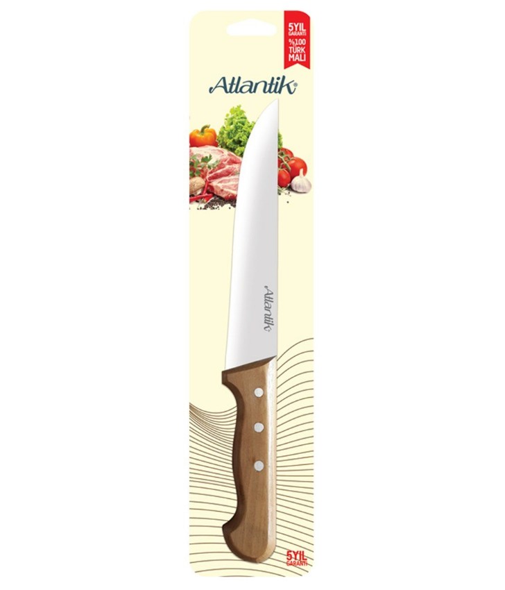 Pirge Atlantik Meat Knife with Wooden Handle - 31014 image 1
