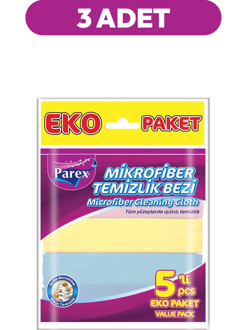 Parex Cleaning Cloth 5 Pieces - 1807122