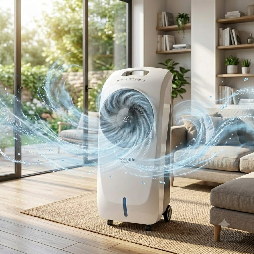 Water Air Cooler White Color (MF018W)