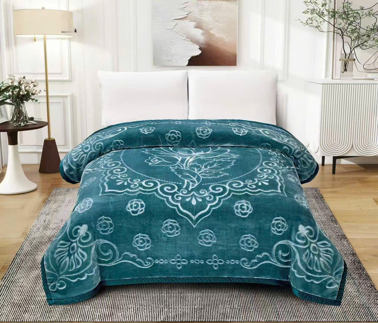 بطانية 200*230 سم 3.7 كجم؛ أزرق - 807