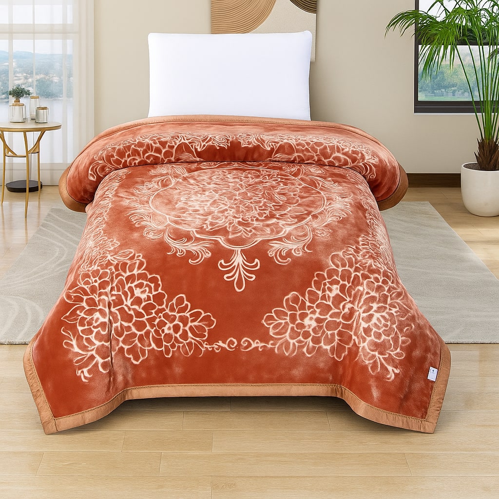 بەتانی 150*200 سم 2.5 کگم؛ پرتەقاڵی - 810