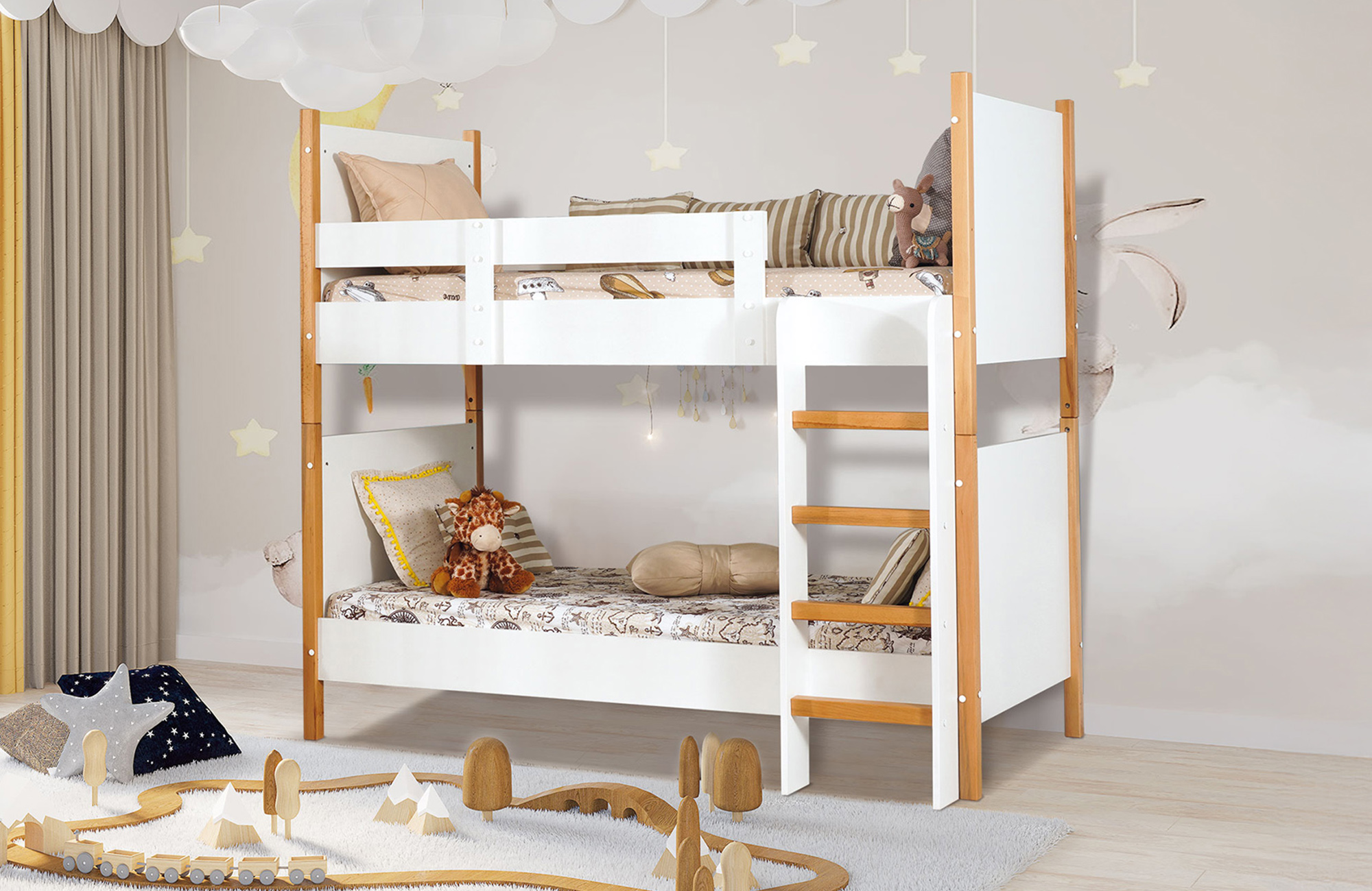 Pretty Baby Twin Bunk Bed - TWN02R200101
