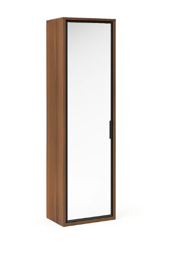 Alpino Falez 1-Door Wardrobe with Hanging Rail 45*52*210 cm; Dore/Gold