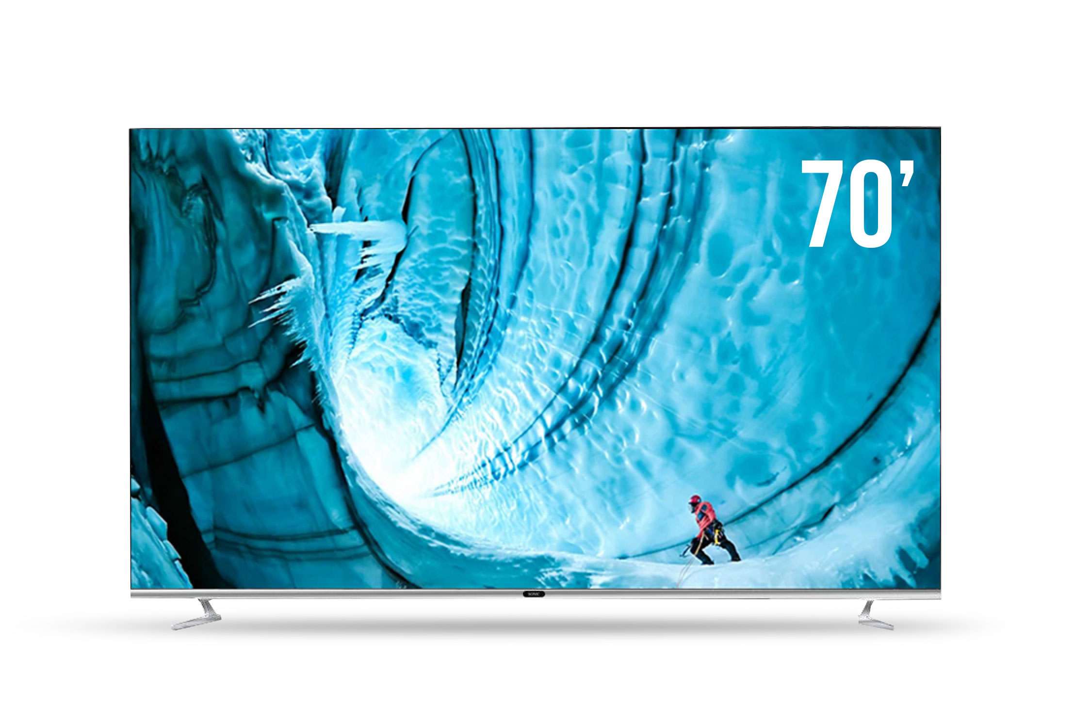 شاشەی تەلەفزیۆن QLED جۆری WUHD سمارت 70 ئینج 