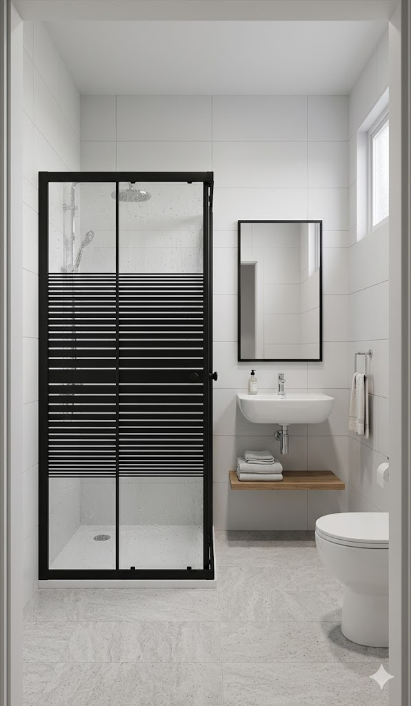 Pasific Line Shower Enclosure 90x90x185cm 4mm image 1