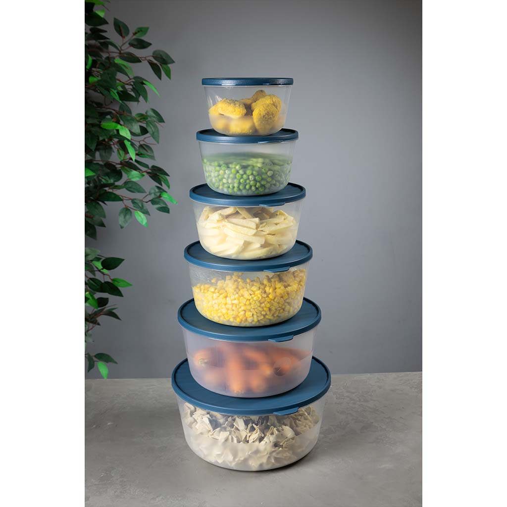 Decobella 6-Piece Plastic Storage Container Set - 81193