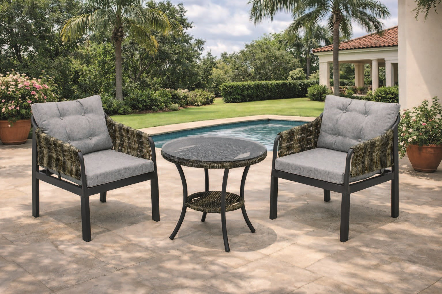 Mirpa Tea Set 1+1 + Side Table image 1