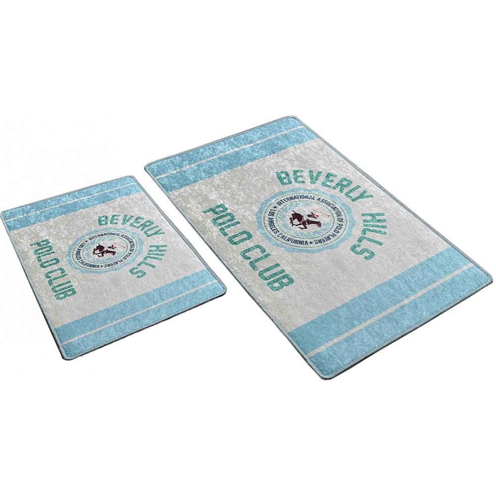 Asir 2-Pieces Acrylic Bathmat Set; Multicolor - 587BHP2101