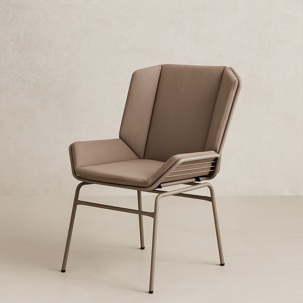 Mobilgen Yonca Chair Metal Legs