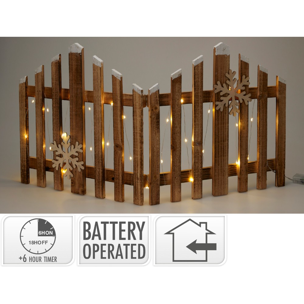 Koopman Led Fence 38 Cm; Brown - ACW007560