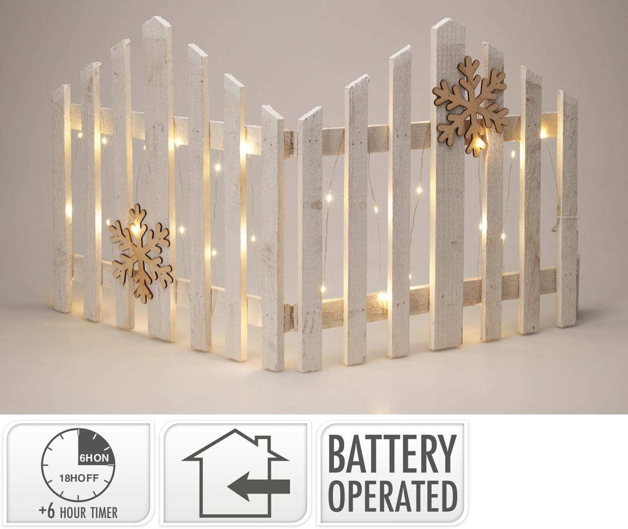 Koopman Led Fence 38 Cm; White - ACW007590