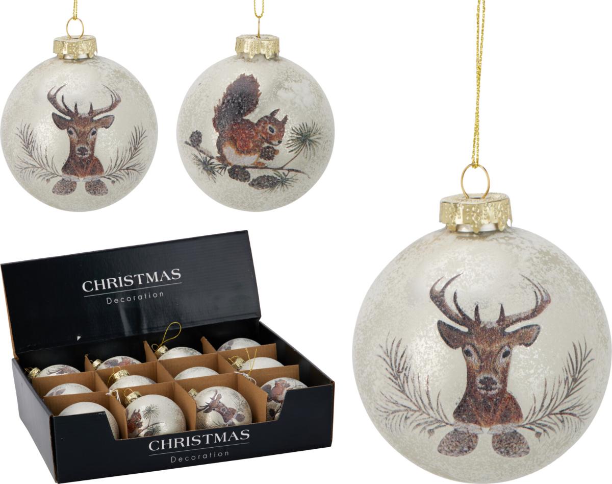 Koopman Xmas Hang Deco 8 Cm - ABR221350