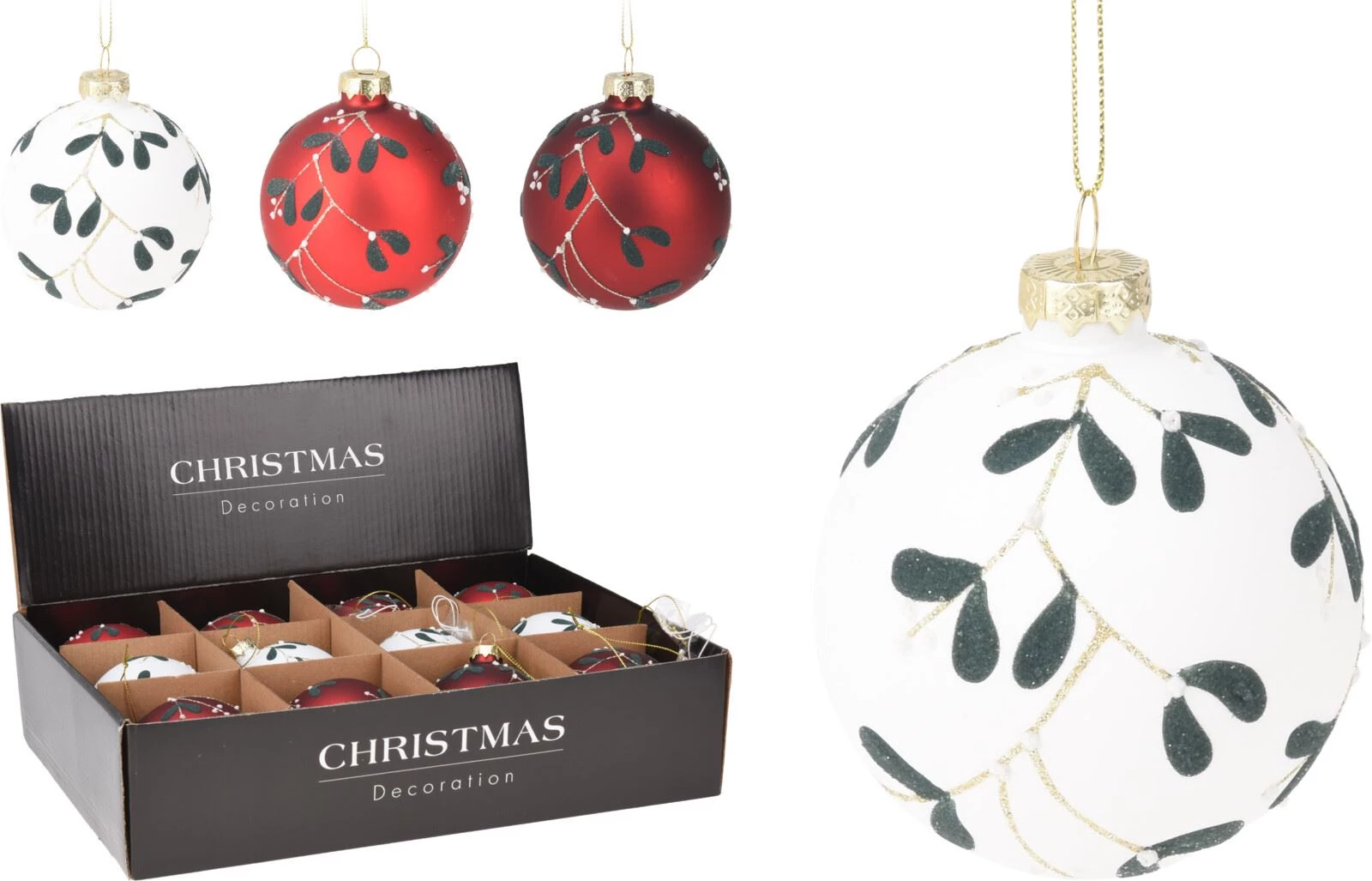 Koopman Xmas Hang Deco 80Mm - ABT633120